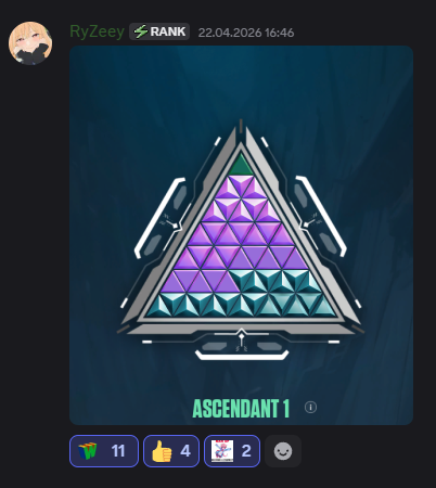 Ascendant 1 🎉